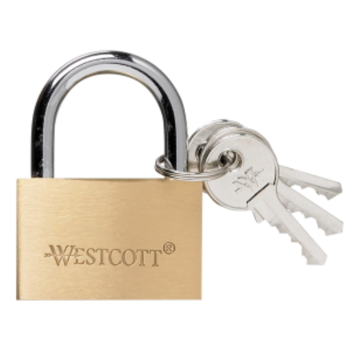 40mm/1-1/2" Brass Lock with 3 Keys
