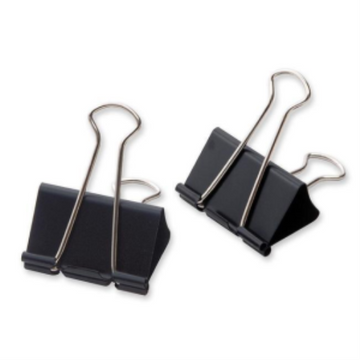 Fold Back Clips 2" – 50 mm - 12 Per Box