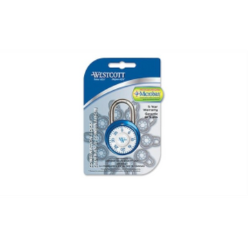 Combination Lock with Antimicrobial Protection - 2 Colours, 48mm/ 1-7/8 in.