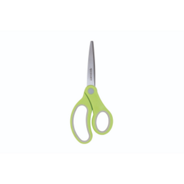7" Student Soft Handle Pointed Scissors - Green