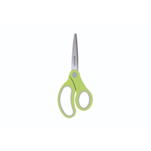 7" Student Soft Handle Pointed Scissors - Green