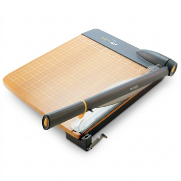 Westcott Trimair 12-inch Guillotine Paper Trimmer on a white background.
