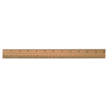 30cm/12" ? Inch/Metric, Plain Edge /