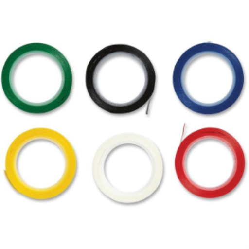 6 pk Coloured Artist's Tape