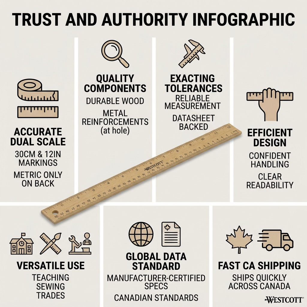 A high-resolution wooden yardstick product photo with clear inch and metric markings against a white background.