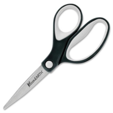 KleenEarth? 7? Straight Soft Handle Scissors ? Black / KleenEarth? 7" Straight Soft Handle Scissors - Black
