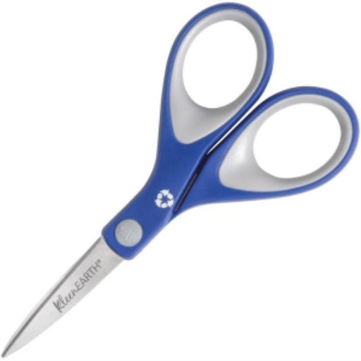 KleenEarth? 6? Straight Soft Handle Scissors ? Blue / Ciseaux poignée douce droite KleenEarth?, 6 po ? bleu