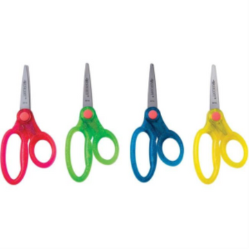 5" Translucent Glitter Pointed Scissors