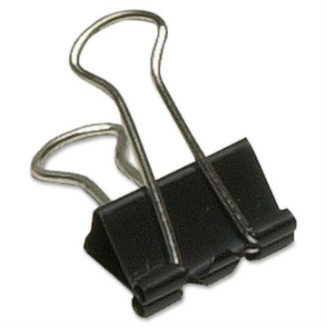 Fold Back Clips 3/4" - 19 mm - 12 Per Box