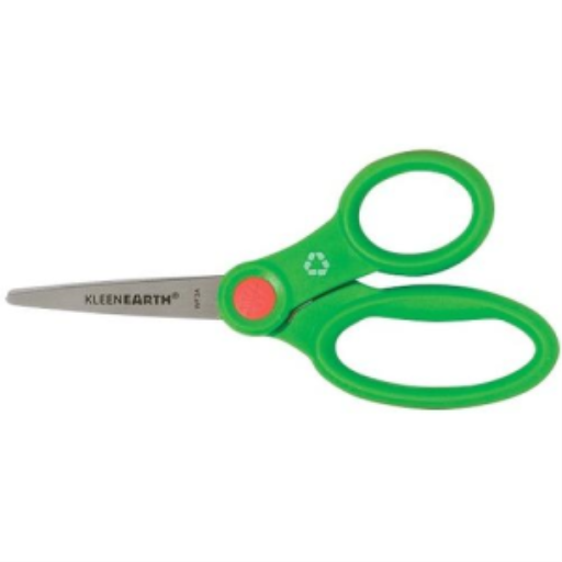 KleenEarth? Antimicrobial Kids Scissors 5" Pointed - Asst. Colours