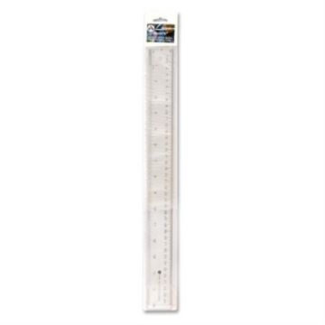 40cm/16" Acrylic Ruler - Inch/Metric