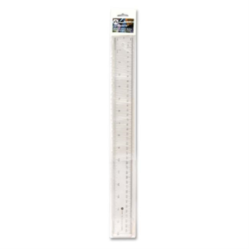 40cm/16" Acrylic Ruler - Inch/Metric