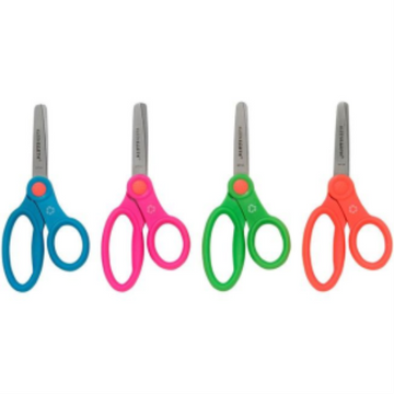 KleenEarth? Antimicrobial Kids Scissors 5" Blunt - Asst. colours