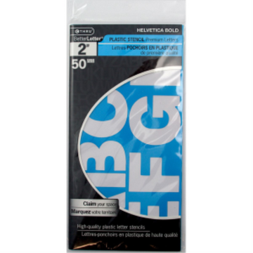 Helvetica Bold Stencil 2", Caps