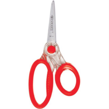 5" X-Ray Antimicrobial Kids Pointed Scissors