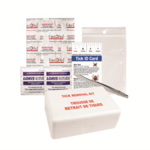 Trousse compacte d'extraction de tiques