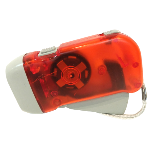 Lampe de poche LED à compression manuelle
