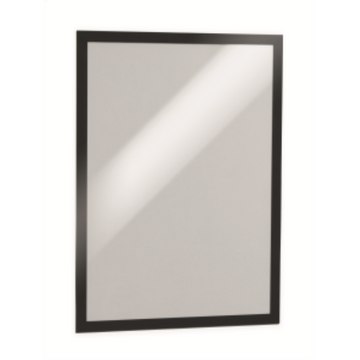 DURABLE Self-Adhesive Magnetic DURAFRAME Document Sign Holder, Tabloid Size 11" x 17", Black, 2 Pack (476901)