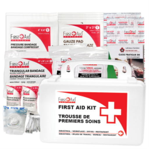 Trousse de premiers soins Section 8 de l'Ontario dans un étui en plastique