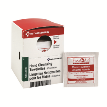 Hand Cleansing Towelettes, 6 per Box