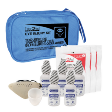 Trousse de premiers secours en cas de blessure oculaire
