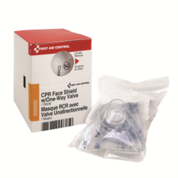 CPR Face Shield with One-Way Valve