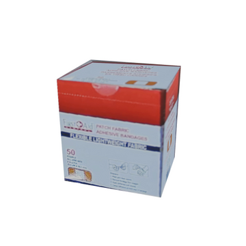 Pansements adhésifs en tissu, 2"x4", 50/paquet