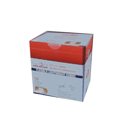 Pansements adhésifs en tissu, 2"x4", 50/paquet