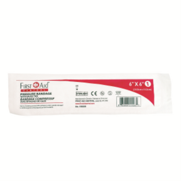 Sterile Compress Pressure Bandage, 6"x6"