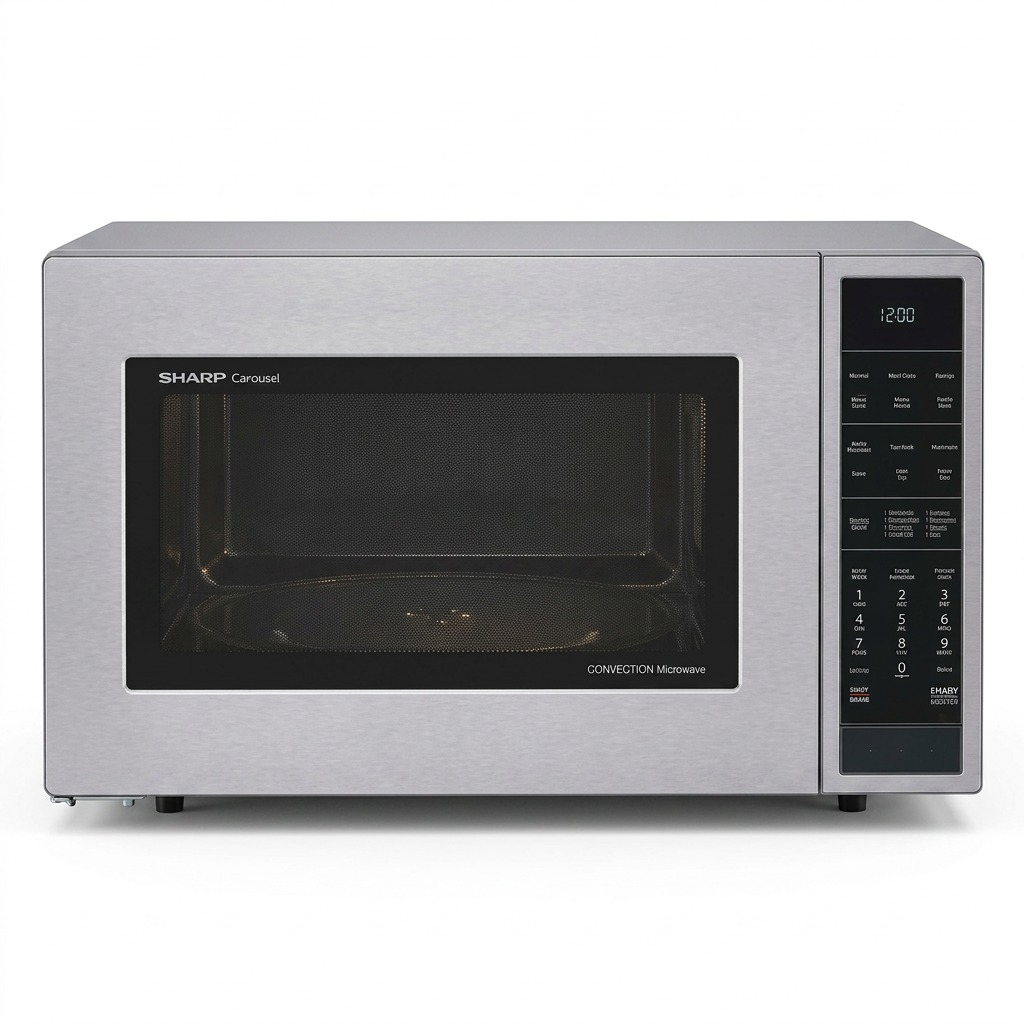 Gros plan : SHARP SMC1585KS (four à micro-ondes)
