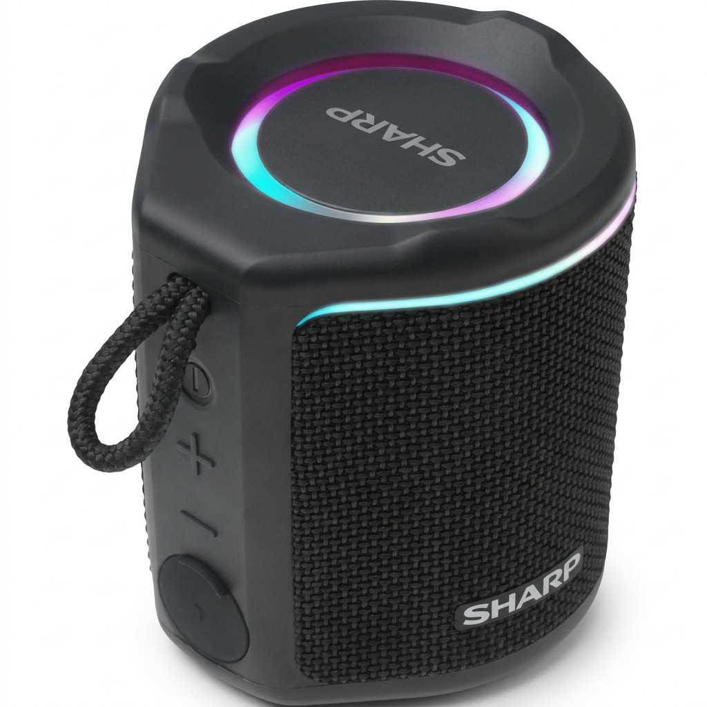 Visuel 1 du produit SHARP GX-BT190-BK – Enceinte Bluetooth ultraportable IP67