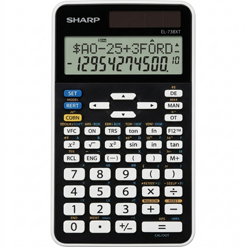 Vue principale du produit : SHARP EL738XT (calculatrice)