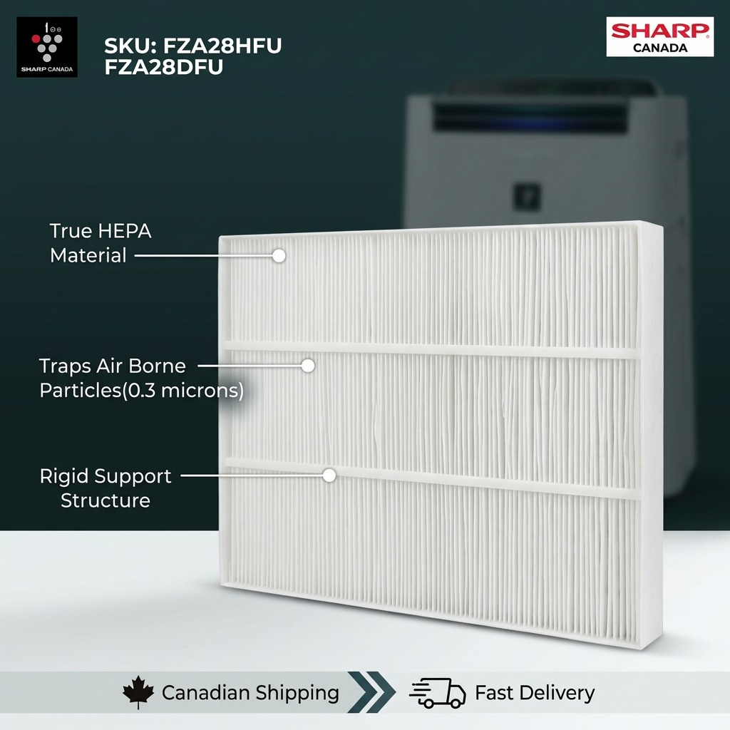Visuel 6 du produit SHARP FZA28HFU – Filtre HEPA véritable de remplacement