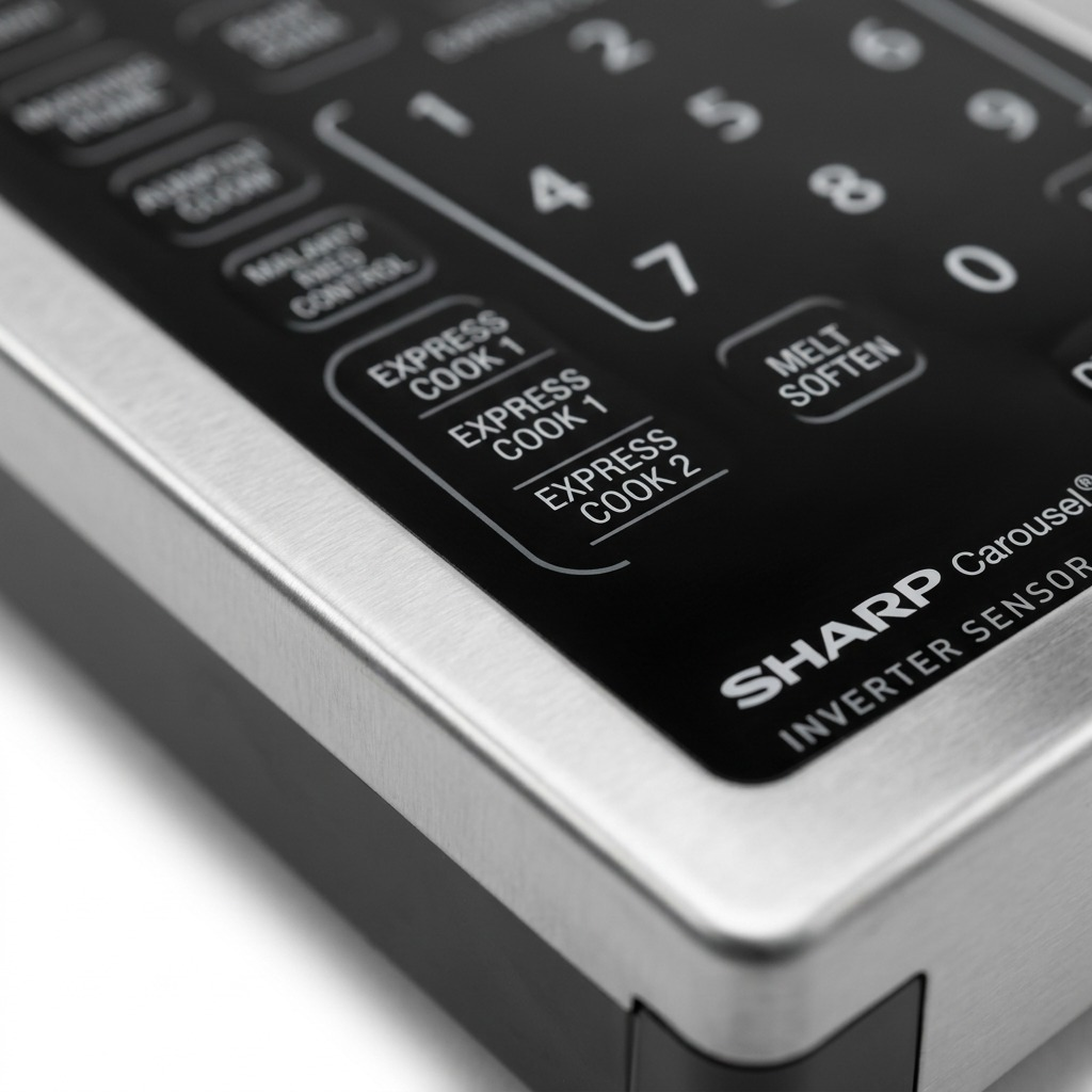 Gros plan : SHARP SMC1464KSC (four à micro-ondes)