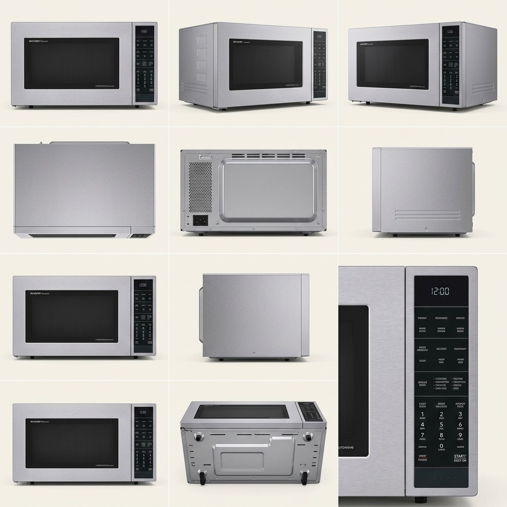 Visuel du produit : SHARP SMC1585KS (four à micro-ondes)
