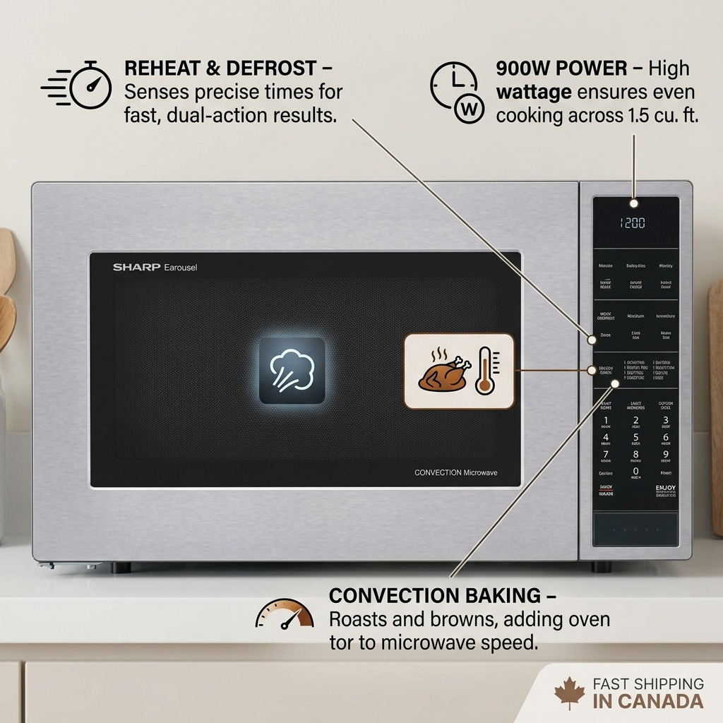 Visuel du produit : SHARP SMC1585KS (four à micro-ondes)