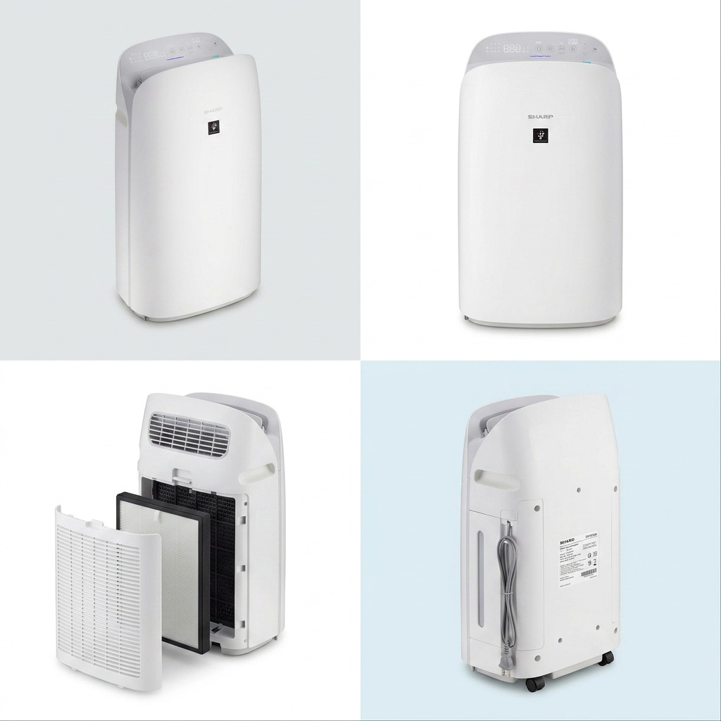 Visuel 7 du produit SHARP KCP70CW – Purificateur d’air HEPA intelligent avec humidificateur et Plasmacluster