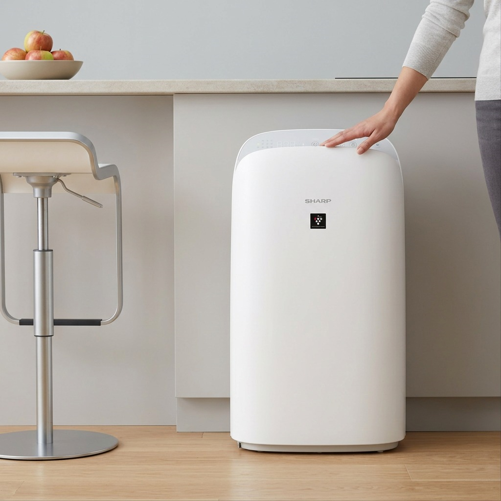 Comparaison de taille du produit : SHARP KCP70CW (purificateur d’air)
