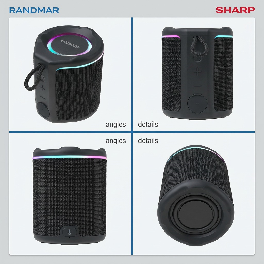 Visuel 5 du produit SHARP GX-BT190-BK – Enceinte Bluetooth ultraportable IP67