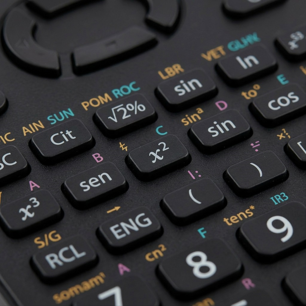 Gros plan de l’écran : SHARP EL520XTBK (calculatrice)
