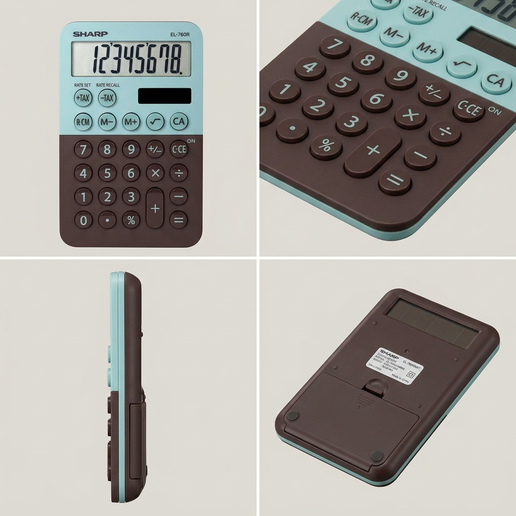 Visuel du produit : SHARP EL760RBMT (calculatrice)
