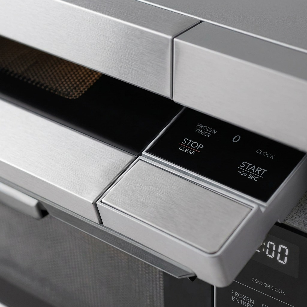 Gros plan de l’écran : SHARP SMC1664KSC (four à micro-ondes)