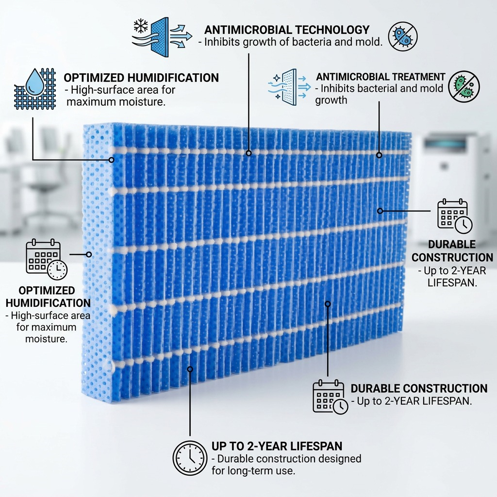 Visuel 6 du produit SHARP FZP11MFU – Filtre humidificateur de remplacement antimicrobien