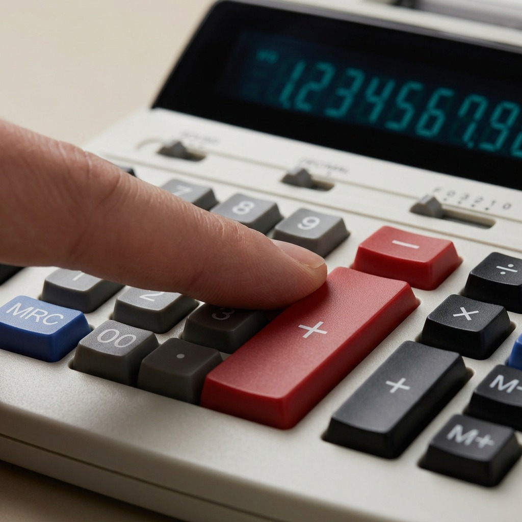 Gros plan : SHARP EL-1607R (calculatrice)