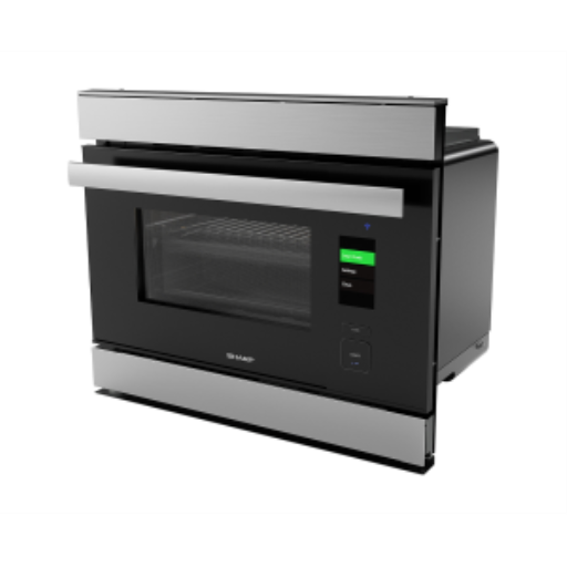 Visuel 1 du produit SHARP SSC2489GS – Four à vapeur combiné intelligent encastrable 24 po avec convection