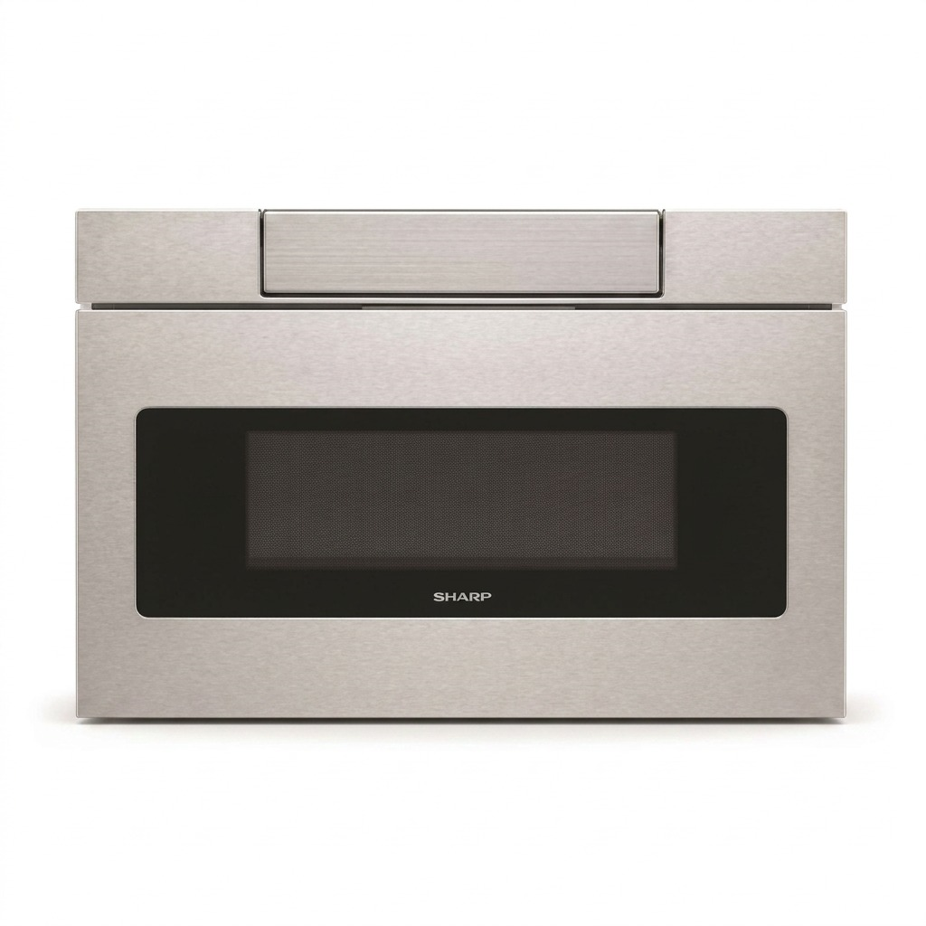 Sharp 24-Inch Built-In Microwave Drawer (SMD2477ASC) hero image.
