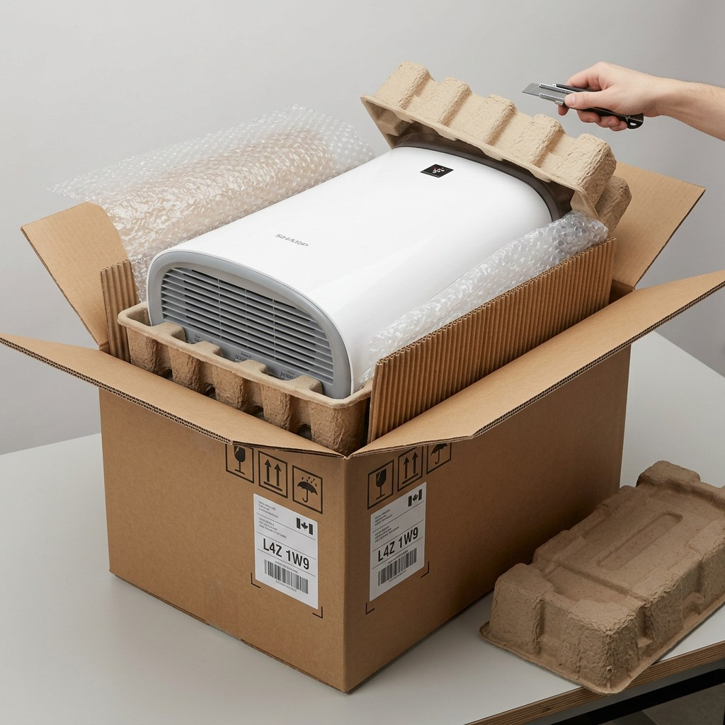 Visuel 7 du produit SHARP FPK50UW – Purificateur d’air Plasmacluster avec filtre HEPA véritable