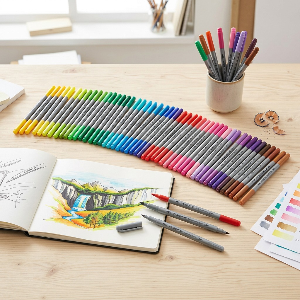 STAEDTLER 120 feutres à double pointe, réf. 3200-TB120 — vue du produit 4