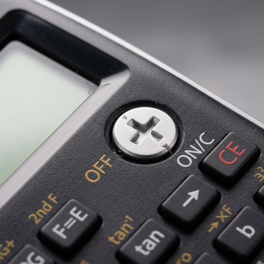 Gros plan : SHARP EL501XTGY (calculatrice)
