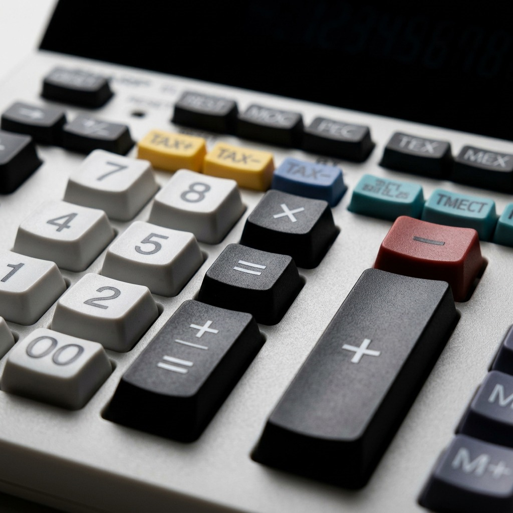 Gros plan : SHARP ELDP9001 (calculatrice)